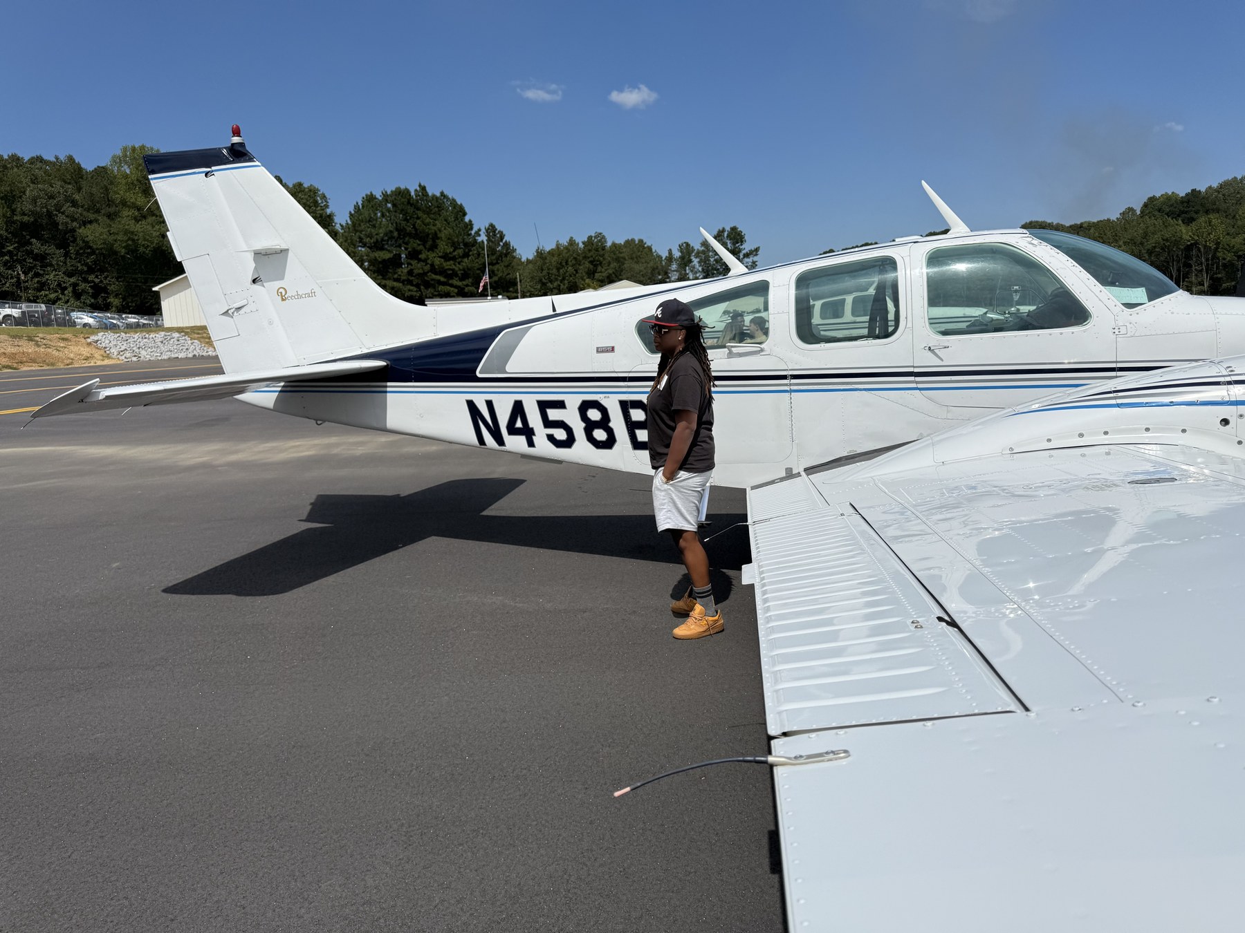 Aircraft on the ramp during a bright Carolina day